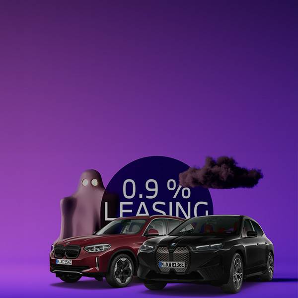 Beim Abschluss einer integrierten Fahrzeugversicherung 0.9% Leasing auf BMW iX3 und iX Occasionen